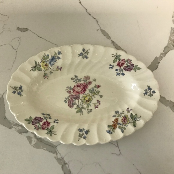 Vintage Rare Myott Staffordshire Olde Chelsea - Olde English Oval Dish - Picture 1 of 3
